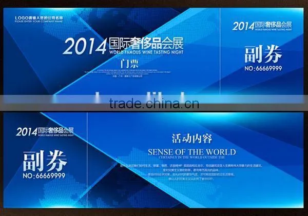 Hot Sale Swing Thermal Paper Ticket Ptinting for Event