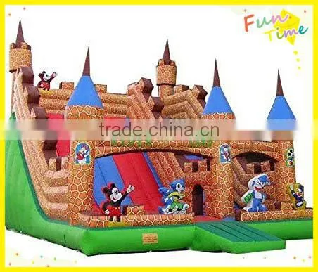 Bounce Small Castle Inflatable Bouncer Manufacturers Cheap Price the Smurfs Bounce Small House photo-2