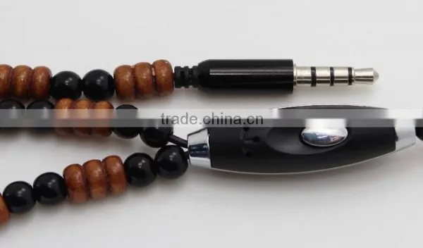Best Selling Super Bass In-ear Solid Wood Earphone photo-4