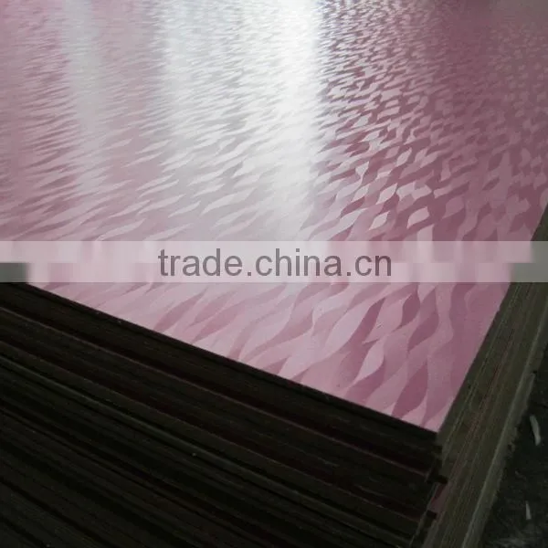 Magic Rose Red Color Melamine MDF Board
