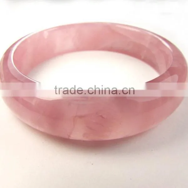 Beautiful High Quality Rose Quartz Crystal Bangles With Promotional Prices photo-3