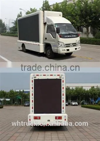 Hot Sale BJ5043XXC-B1type Brand New Futian 4x2 Led Advertising Trucks Mobile Led Vehicles photo-2