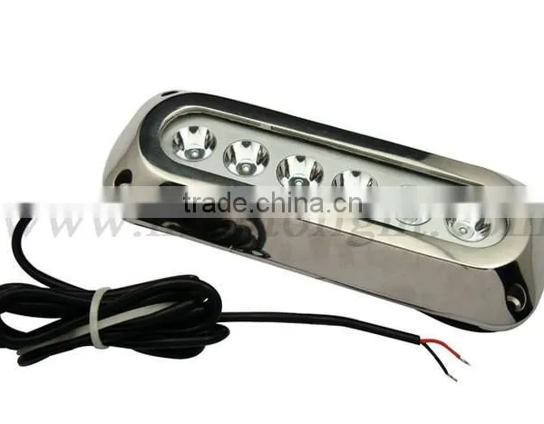 DC8-28V Multi Voltage 18W LED Boat Lights Waterproof IP68 Underwater Boat Light LED Yacht Light 5colors Fish Tanks Underwater Li photo-3