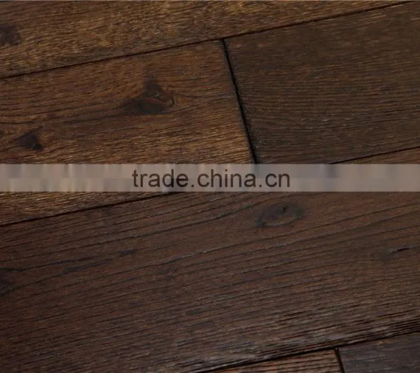 Abbey Minster 3 Strip Oak 18mm Lacquered Solid Wood Flooring photo-4