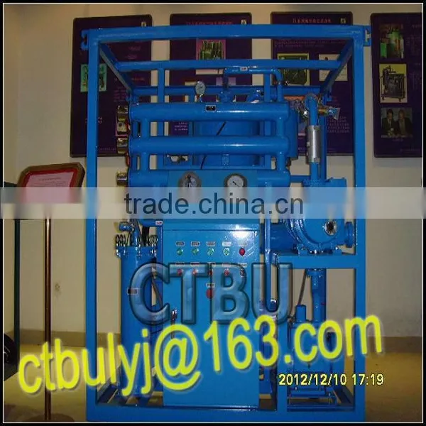 CTBU Model ZLA Used Transformer Oil Centrifuging System For Power system