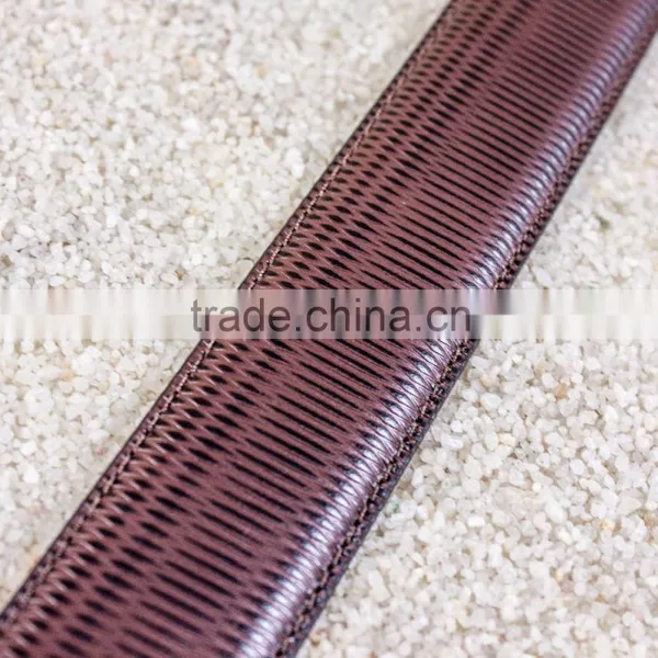 Reversible Buckle Cowhide Leather Belt photo-6