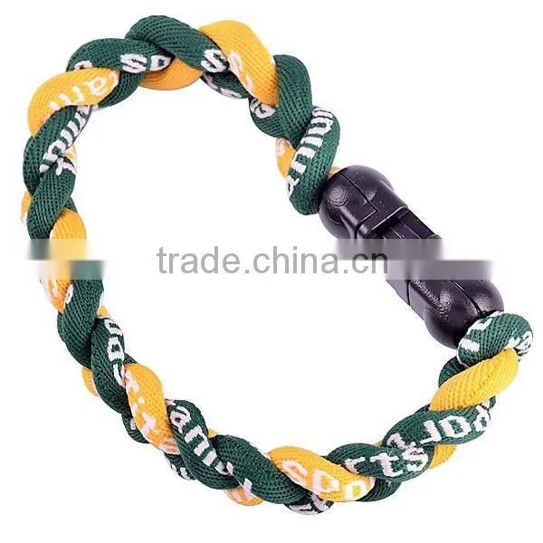 SRB0004 Fashion Jewelry Multi-Color Rope Titanium Magnetic Bracelet Men Titanium Bracelet Sports Bracelet