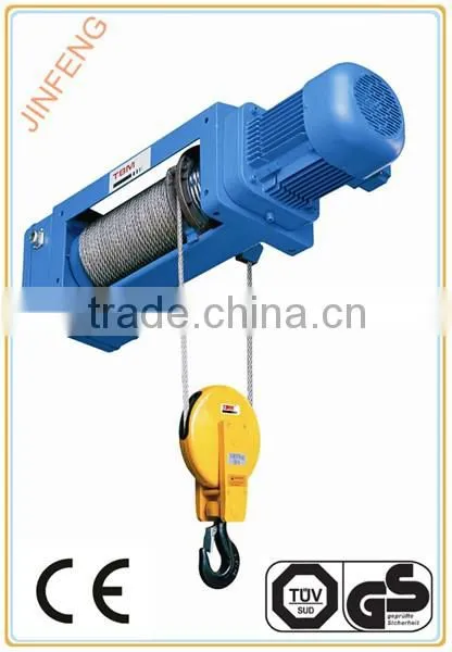 Drum With Up Down Stop Switch Electric Wire Rope Hoist Tensioner photo-5