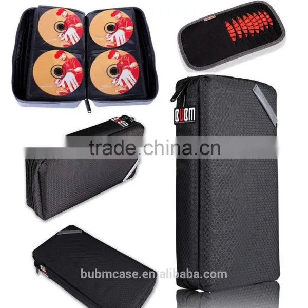 Bubm Fashionable Portable Blu-ray CD Bag DVD Case CD Holder 64 Pcs CD Storage & Visor CD Case photo-3