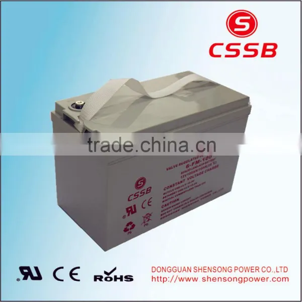 12V100Ah Sealed Gel Lead Acid Batteries photo-3