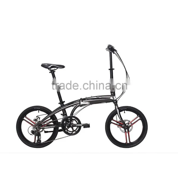 20" Aliumium Alloy Superlight Cheap Folding Bicycle for Wholesale Made in China photo-3