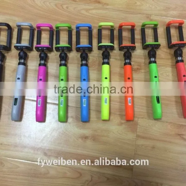 All-in-one Poldable Built in Bluetooth Selfie Stick One Piece Selfie Monopod, Selfie Stick photo-3