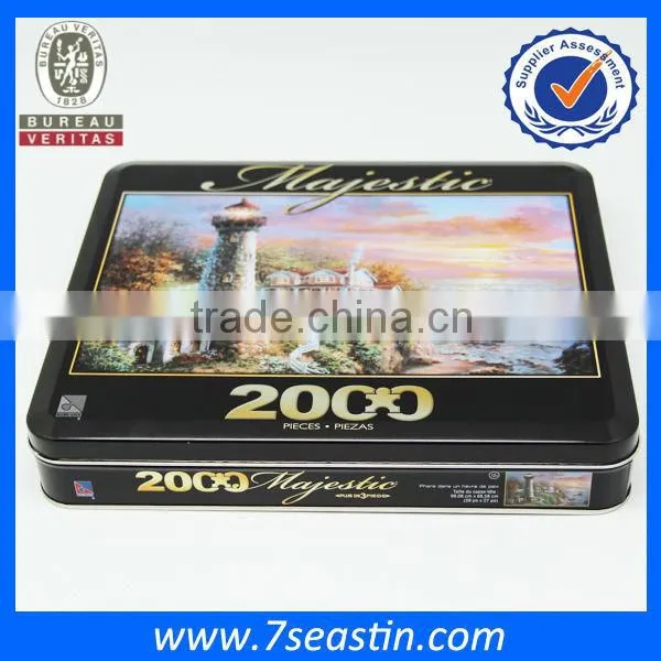 Big Metal Clothes Packing Tin Box T-shirt Ties Tin Container photo-2