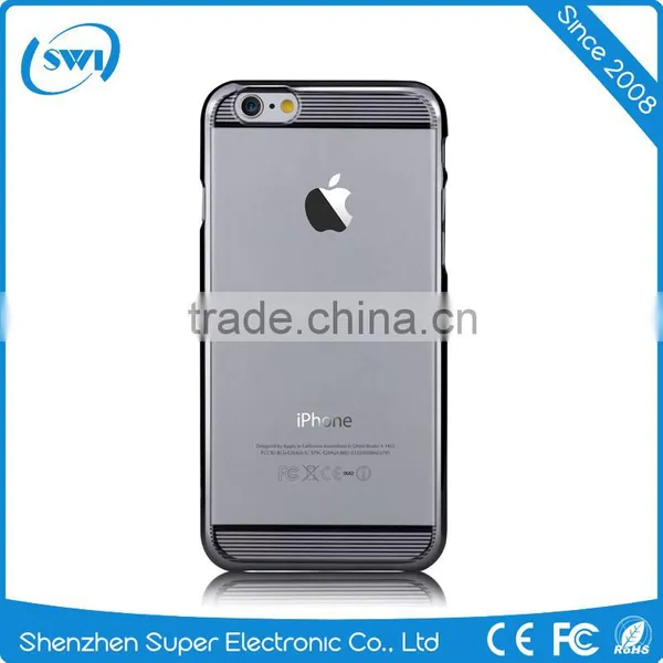 COMMA Transparent Mesh Design Flexibility PC Back Case Cover for IPhone 6 4.7 photo-2