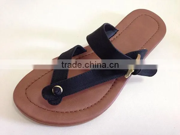 Uniseason Fancy Design PU Material Flat Durable Summer Girls Sandals