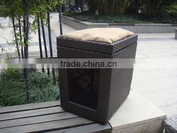 Simple Style Cat Daybed House Rattan Pet Furniture photo-2