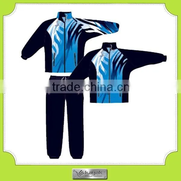 Customzied Nylon Navy High Quality Men's Tracksuit photo-3