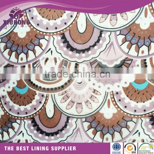 Print Tafferta Fabric Best Customized 100% Polyester Fabric for Lining photo-3