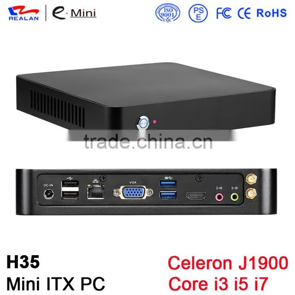 Realan H35-i7H45T1 Mini ITX Core i7 Barebone Computer photo-3