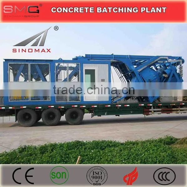 100m3/h YHZS100 Mobile Ready Mix Concrete Batching Plant for Sale Made in China photo-4