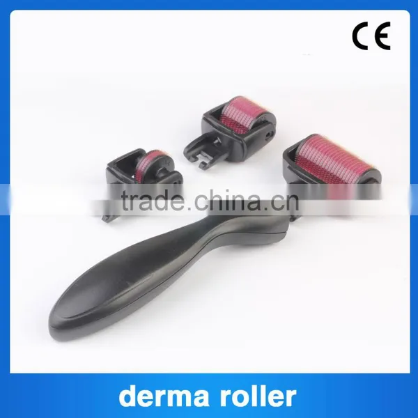 Manufacture Price New Spa Derma Roller 3 in 1 Dermaroller 1 mm Titanium photo-3