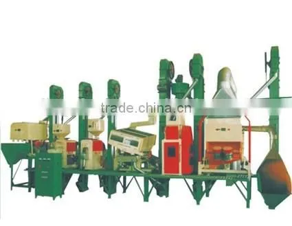 Full Set Rice Mill Mini Rice Milling Line Compact Rice Mill Raw Rice Mill Plant