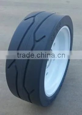 Solid Tire Scissor Lift Wheel for Scissor Lift Elevator Genie,JLG Etc. photo-2