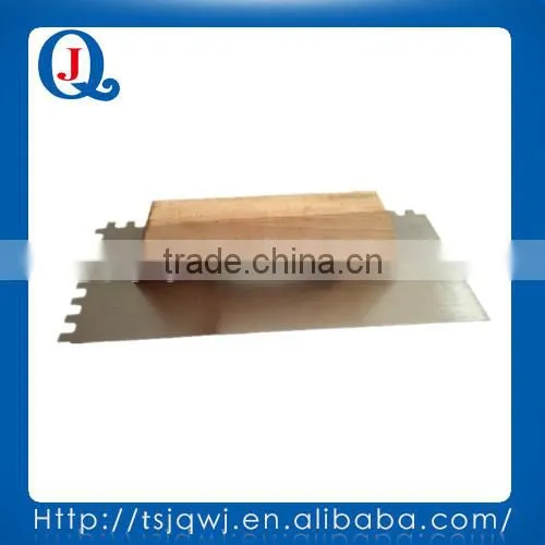 Carbon Steel Plastering Trowel With Wood Handle JQ6071A photo-2