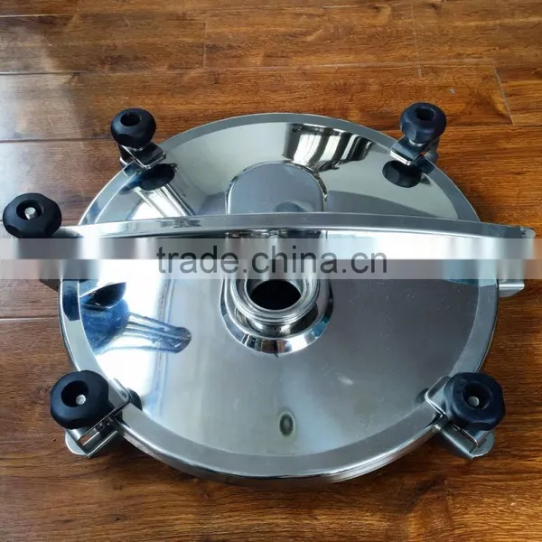 Industrial Stainless Steel Food Production Used Tank Manhole photo-3