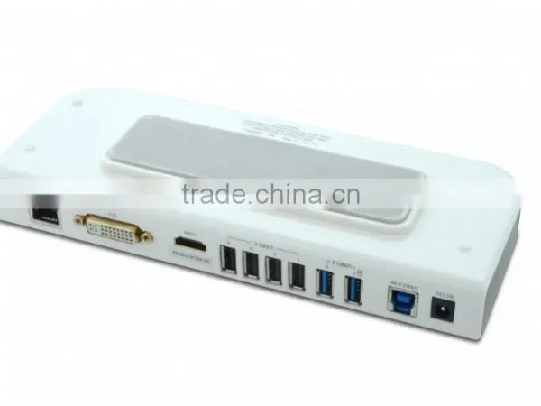 DVI/HDMI Dual Video Super Speed USB 3.0 Universal Docking Station for Laptop Desktop Computer Users photo-3