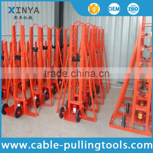 5T Cable Drum Stand With Hydraulic Lifting Jacks photo-4