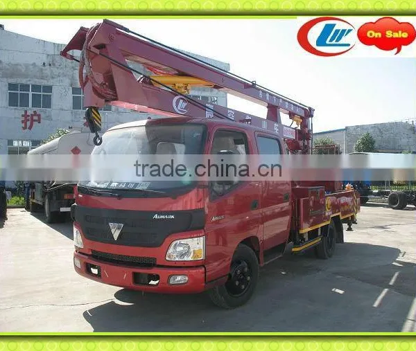 Foton truck with elevated platform,platform operation truck,high platform truck