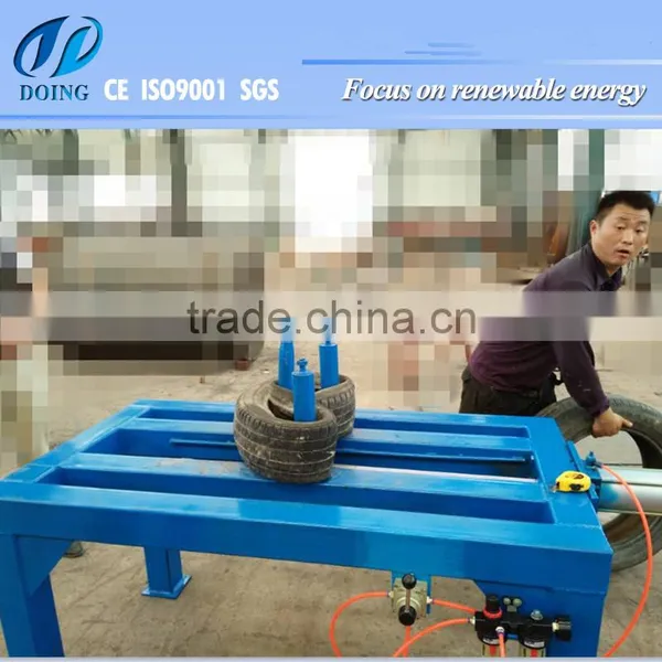 No Need Power! Doubling and Unpacking Machine/tire Cutting Machine Packed Waste Tyres for Storage Space Saving photo-3