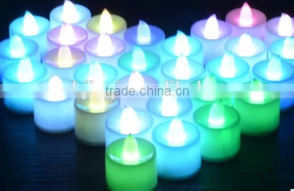 hot sell electronic LED candle with colourful