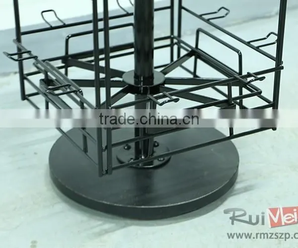 4-side Solid Metal Rotating Business Card Display Rack photo-2