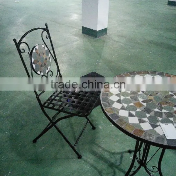 Set of 3pcs 2 Seater Mosaic Bistro Set photo-4