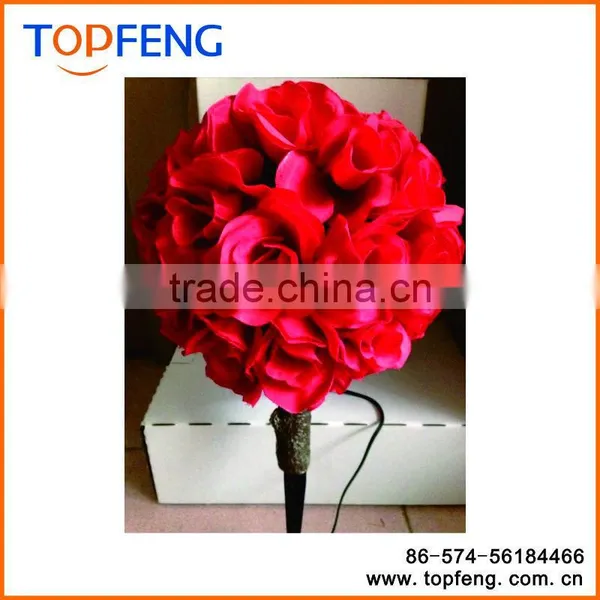 Solar Garden Light Solar LED Rose Ball Light photo-3