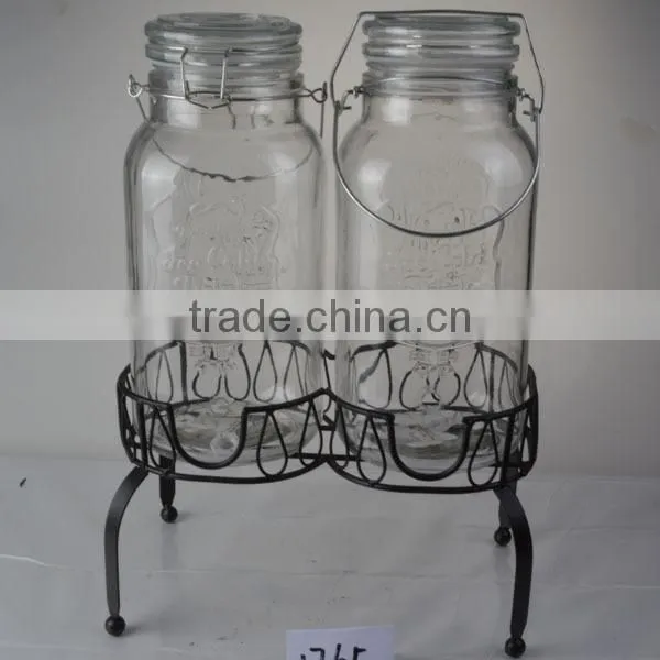 Yorkshare Design Twins Dispenser With Metal Stand photo-3