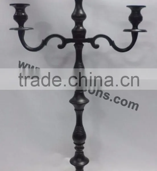 Tall Black Candelabras & Wedding Floor Black Candelabra photo-6