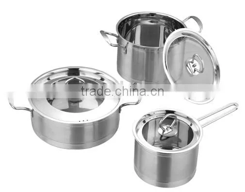 10pcs Stainless Steel Soup Pot Set Cookware Set photo-5