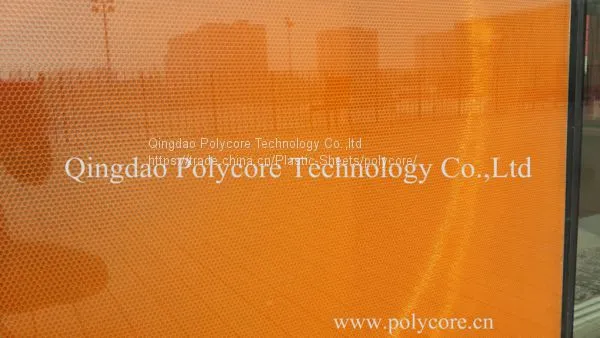 PC Honeycomb as Sun Disfusser Saving Energy in Building Window photo-2