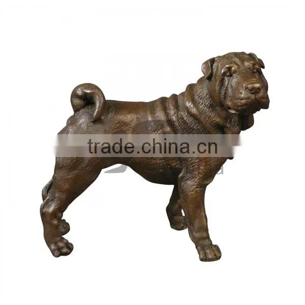 Antique Brass Dog Statue Cna be Customized VSL-033 photo-2