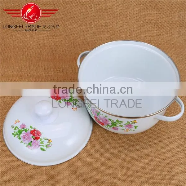 Promotional Custom Logo Enamel Cookware, Wholesale Enamel Pot photo-5