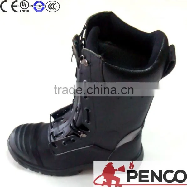 Full Leather Boots Fire Rescue Boots