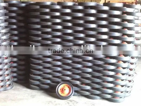 Rubber Powder Solid Wheel for Wheelbarrow Wb3800 photo-3