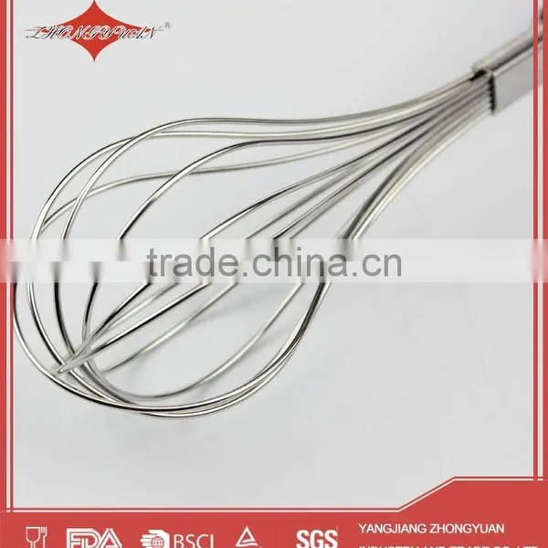 10" Stainless Steel Manual Egg Beater Whisk for 2017 New Product Kitchen Tools photo-3
