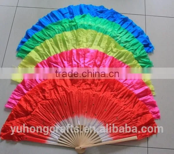 2014 Hot Belly Dance Real Silk Fan Veil photo-4