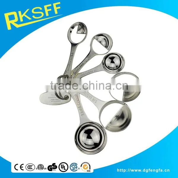 Manufacturer Directly Hot Sale Cheap Super Quality Chrome Plate Metal Measuring Spoon photo-4