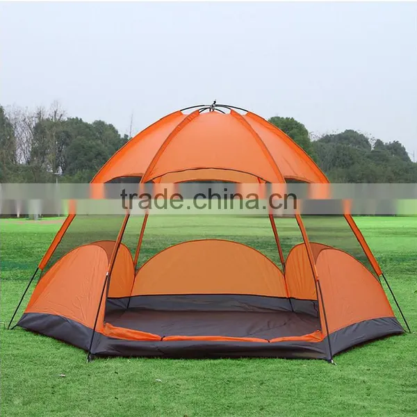 T01hot Sale Party Decoration Waterproof Unique Strong Rain-proof Double Tent Manufacturer China 4-5 People photo-2
