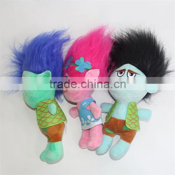 Top Selling Cute DreamWorks Magic Hair Elf Doll Magical Trolls Bobbi Plush Toy photo-6